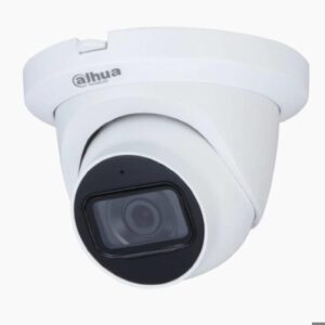 Camara Domo Dahua Eyeball 5Mp HDCVI con IR 30m Lente 2,8mm IP67 Microfono, Carcasa de Aluminio y Plastico