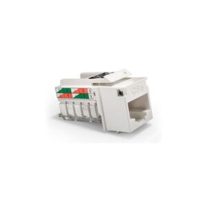 CONECTOR HEMBRA SOHOPLUS CAT.5E T568A/B - BLANCO