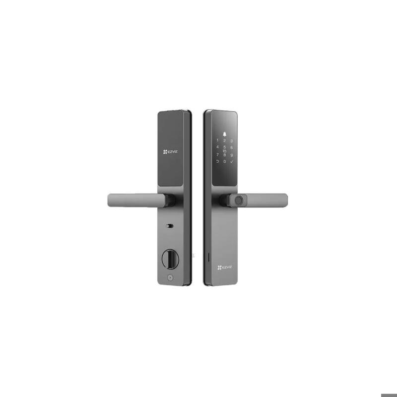Cerradura Inteligente EZVIZ con Huella dactilar. Cerrojo Triple. Mortaja Perfil Europeo 5085 (Backset 50 mm)