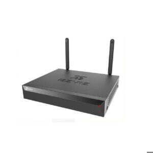NVR inalámbrico de 8 canales. Compresión de video compatible con H.265. Salida de video VGA y HDMI. Alcance WIFI de hasta 100 m. Admite cámaras de hasta 5 megapíxeles. Compatible con cámaras de terceros. Hasta 8 Tb de almacenamiento en 1 disco.