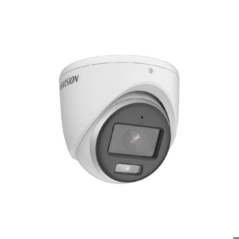 Cámara Domo fija con audio HIKVISION 2MP ColorVu Lente focal fija de 2,8 mm y 3,6 mm