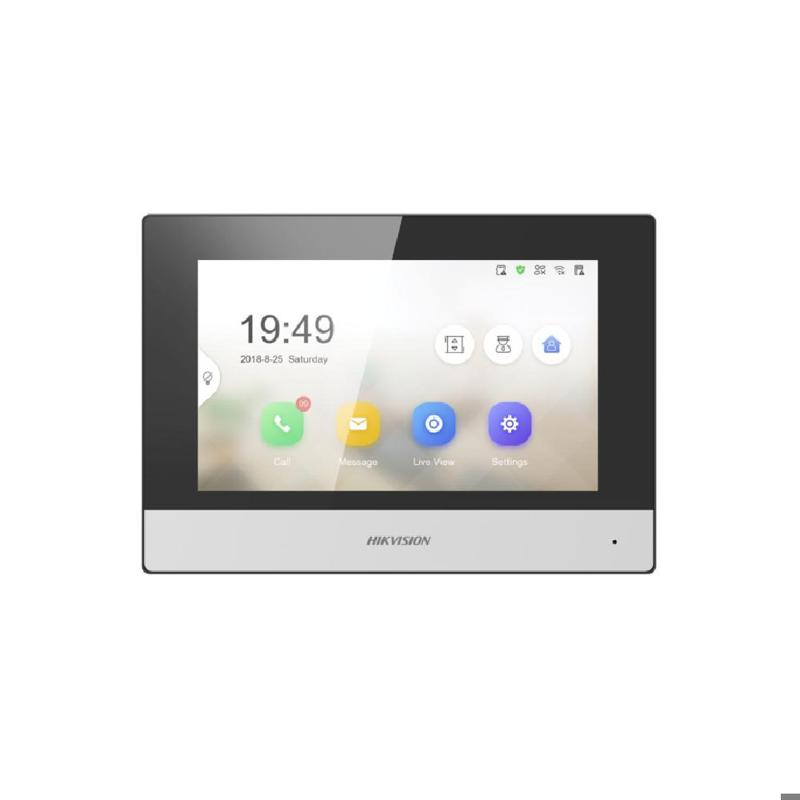 Pantalla IP Tactil WIFI 7" Para Video Intercom Hikvision
