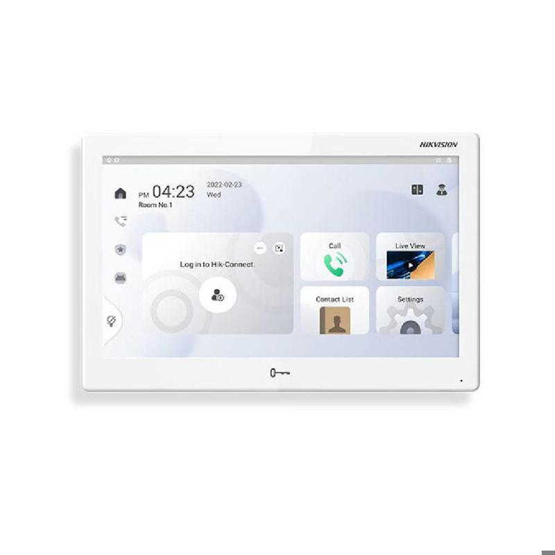 Estacion Interior Hikvision con Pantalla Tactil de 10,1" IP Sistema Android Incorporado