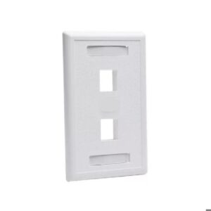 Face Plate Commscope 2 Puertos Beige