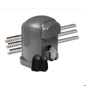ANALÓGICO - 12 seg - 1/2 HP - Fuerza 800 Kg - Central Top - Cremallera GOLD - Uso Condominio hasta 6 mts - Incluye 2 controles / 3 mts cremallera / Kit de fijación