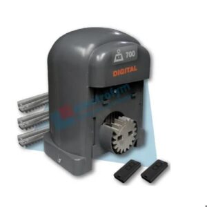 INVERTER - 4,5 seg - 1/2 HP - Fuerza 800 Kg - Central Triflex - Cremallera FacilityGOLD - Uso Condominio hasta 6 mts - Incluye 2 controles / 3 mts cremallera / Kit de fijación