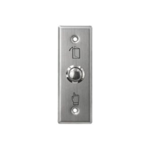Pulsador REX para embutir 115*40*25 mm. Ancho 4 cm. Frente de acero inoxidable