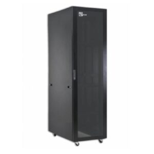 RACK 22U/600MM /  juego de ruedas, unidad de vent. de 2 turbos, puerta trasera ciega incluidos (DESARMADO)