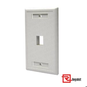 Faceplate Reguvolt 1 Puerto Blanco