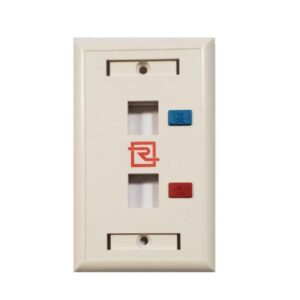 Faceplate Reguvolt 2 Puerto Blanco