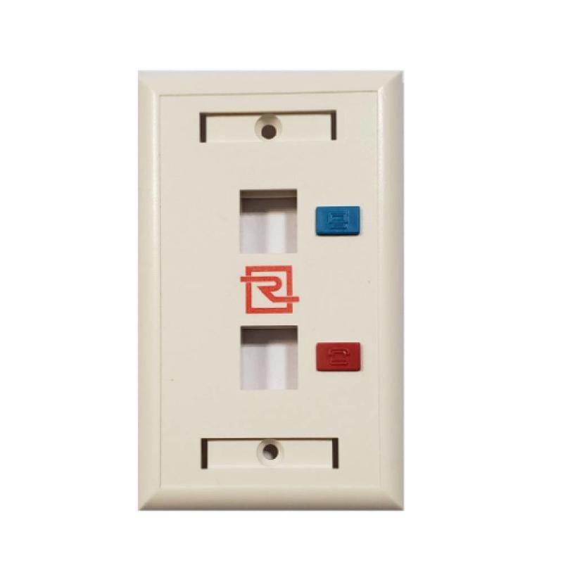 Faceplate Reguvolt 2 Puerto Blanco