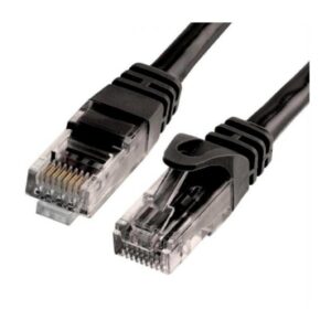 Patch cord Reguvolt Cat5e 0,50M Negro
