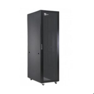 RACK 42U/600MM /  juego de ruedas, modulo de vent. de 2 turbos, puerta trasera ciega incluidos (DESARMADO)