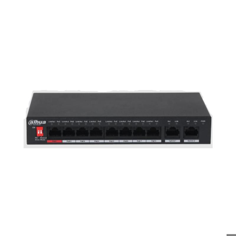 Switch de escritorio de 10 puertos PoE