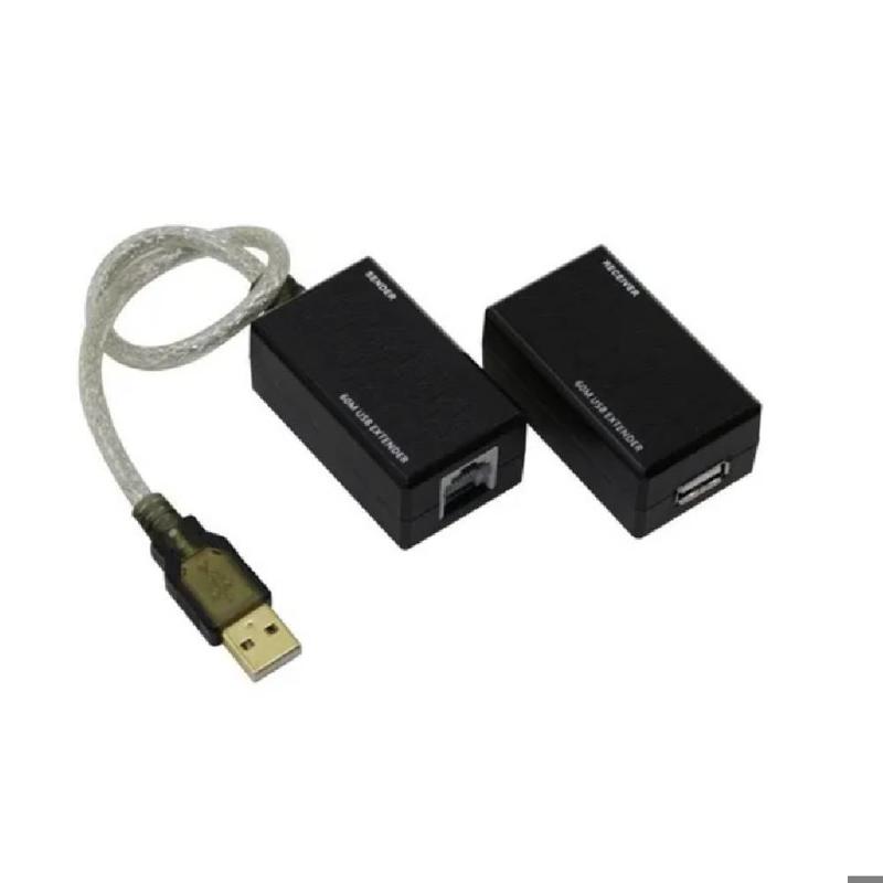 EXTENSOR USB HASTA 60 MTS VIA UTP