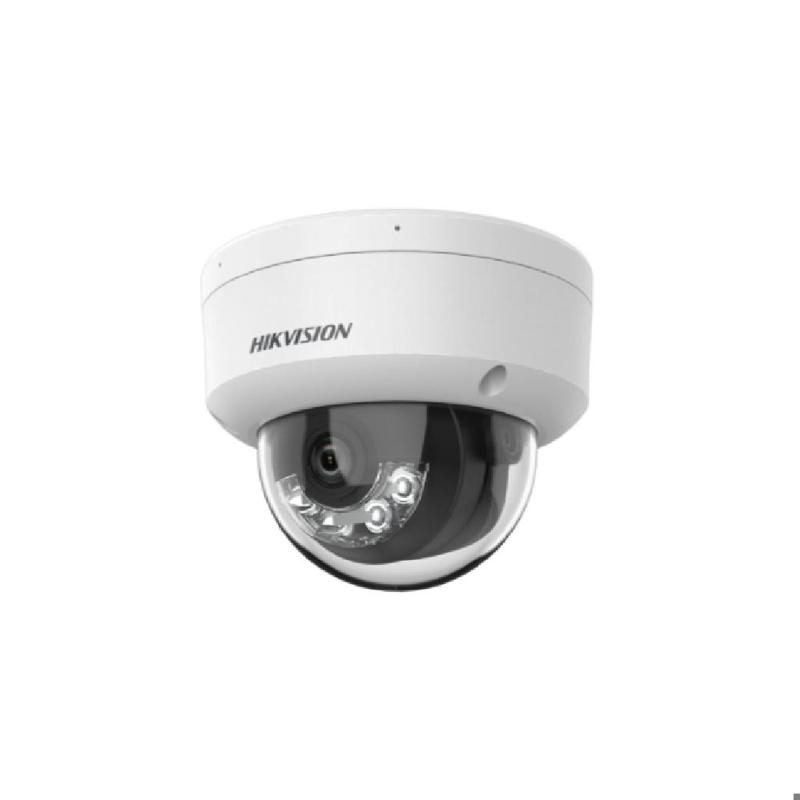 Cámara domo fija con luz híbrida inteligente de 4 MP Micrófono incorporado