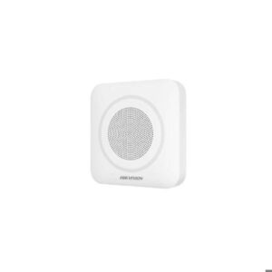 Sirena de intercomunicación inalámbrica Comunicación inalámbrica bidireccional de 433 MHz. Sonido de aviso de armado/desarmado configurable e indicador LED.