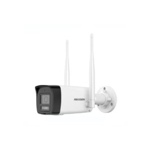 Cámara Hikvision IP WIFI 2MPX Bullet, Lente 2.8MM, IR Hasta 30M, Luz Blanca 30M, SD hasta 512.
