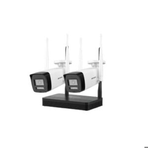 Kit NVS de 2 MP Soporta SD Hasta 512, Incluye: 2 Camaras Bullet de 2MP Lente de 2,8, IP66.