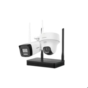 KIT NVS de 4MP Soporta SD Hasta 512, Incluye: 1 Camara Bullet de 4MP, 1 Camara PT Interior de 4MP.