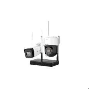 KIT NVS de 4 MP Soporta SD Hasta 512, Incluye: 1 Camara Bullet de 4MP, 1 Camara PT Exterior de 4MP.