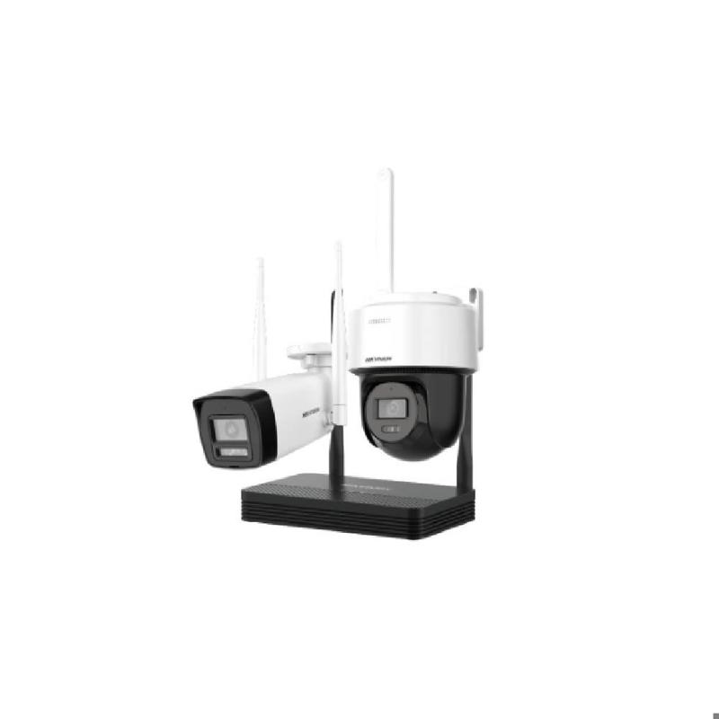 KIT NVS de 4 MP Soporta SD Hasta 512, Incluye: 1 Camara Bullet de 4MP, 1 Camara PT Exterior de 4MP.