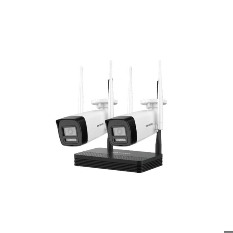 KIT NVS de 4 MP Soporta SD Hasta 512, Incluye 2 Camaras Bullet de 4MP Lente de 2,8, IP66.