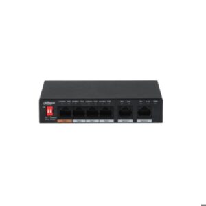 Switch de escritorio de 6 puertos con 4 puertos PoE no administrable
