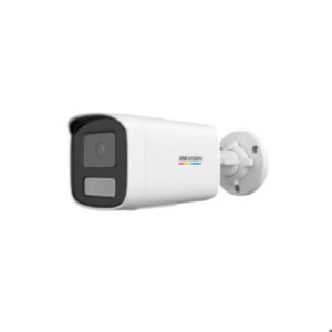 Cámara Bullet Hikvision con luz híbrida inteligente, IP67, Microfono POE, SD hasta 512GB