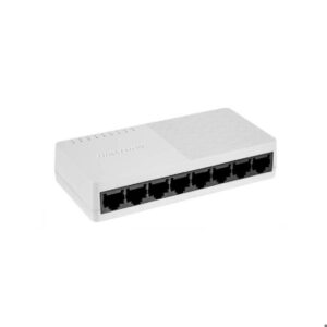 Switch Plastico Hikvision de 8 Puertos Gigabit, Diseño Simple y Compacto