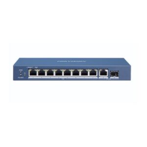 Switch Hikvision de 8 Puertos PoE+ Gigabit 802.3 af/at