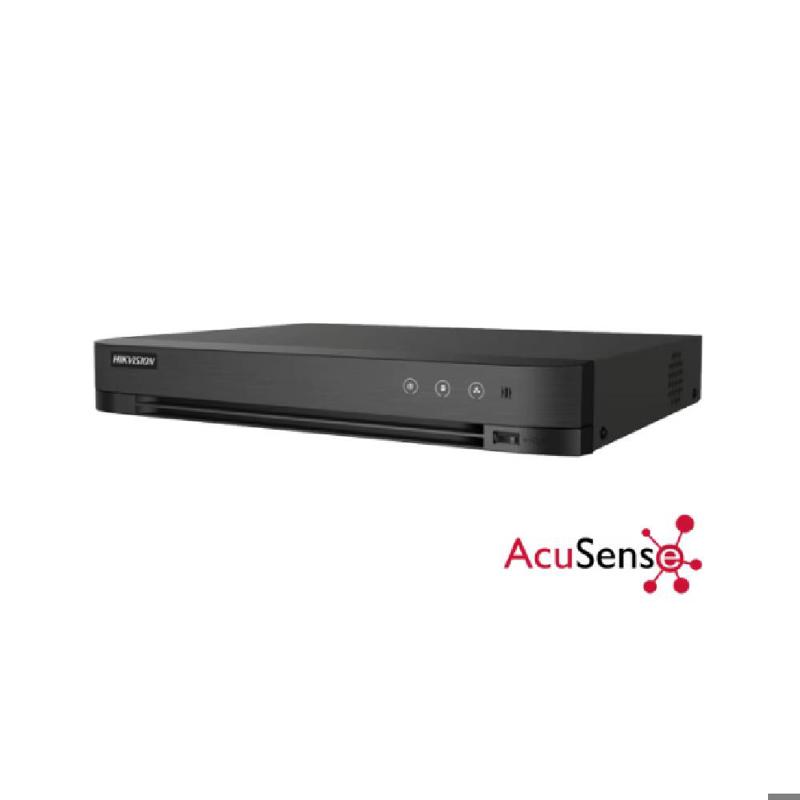 DVR AcuSense HIKVISION de 4 canales 1080p 1U H.265