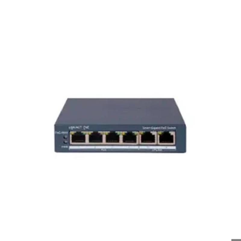 Switch Hikvision Administrable 4 Puertos POE 1000MB