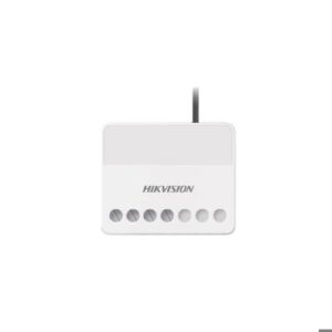 HIKVISION Relay module
433MHz two-way wireless communication
AES-128 encryption
LED display, show status of device and replay on/off display
Small case design, which can be put into hiding places easily
Automation operating, one button turn on/off from AP