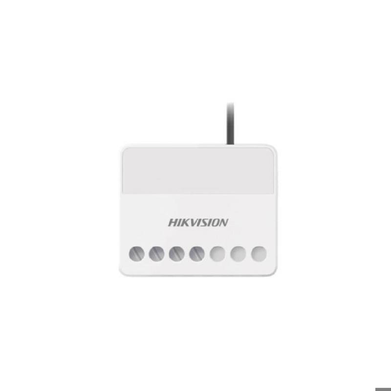HIKVISION Relay module
433MHz two-way wireless communication
AES-128 encryption
LED display, show status of device and replay on/off display
Small case design, which can be put into hiding places easily
Automation operating, one button turn on/off from AP