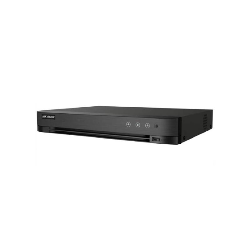 DVR Hikvision 8 Canales + 2 IP, 1080LITE. Reconocimiento Facial. Grabación H.265 +. 1 Disco Hasta 10TB, 1 Audio