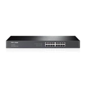 Switch Gigabit de 16 puertos RJ45 10/100/1000 Mbps estándar de 19 pulgadas de montaje en rack caja de acero