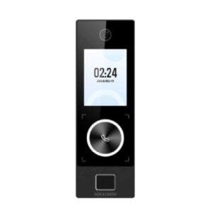 Control de Acceso Facial Pantalla de 2,4" Lente Gran Angular de 2Mpx Capacidad para 1000 rostros, 3000 tarjetas y 3000 huellas dactilares, QR IP65 POE