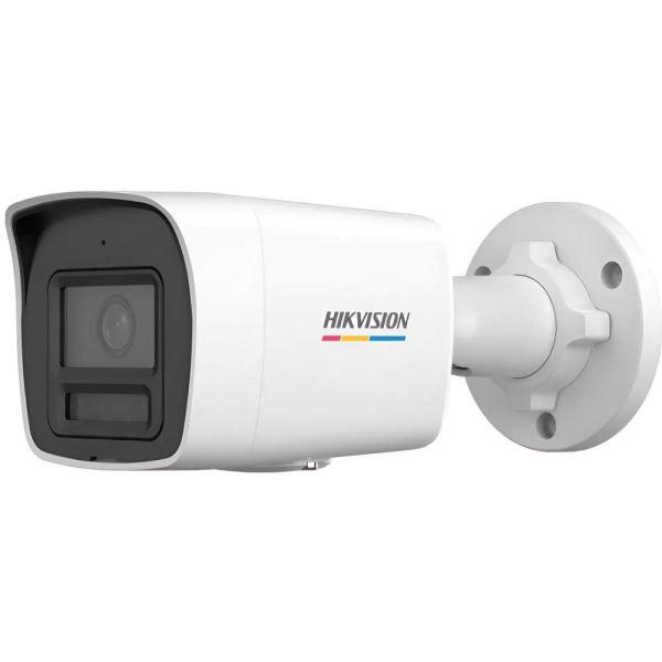 Cámara de red bullet varifocal MD 2.0 de doble luz de 2 MP. Compatible con detección de personas y vehículos. Micrófono integrado.