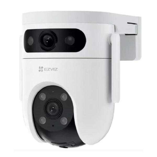 Camara Ezviz Dual 5MP con Funcion Panoramica y de Inclinacion.
Vista superior de gran angular 360°. Detección de forma humana/vehicular mediante IA. Wi-Fi de doble banda 6