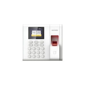 2.0 2.4-inch LCD Display  Fingerprint Access Control Terminal, Built-in Mifare card reading module, Communication: TCP/IP,EHome; 1000 users, 1000 fingerprints,1000  card and Max. 100,000 event records; Support Access Control and Time Attendance Function, Optical Fingerprint Module; Supports 6 attendance status, including check in, check out, break in, break out, overtime in, overtime out multiple languages: English, Vietnamese, Brazilian Portuguese, Spanish, French, Italian, Arabic, and Thai Remotely opens door via Hik-Connect mobile client, Tamper alarm, color silver