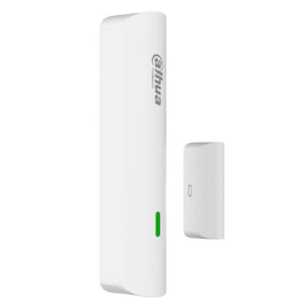 Contacto magnético y detector de apertura inalámbrico con entrada externa cableada (S) para conectar otros sensores