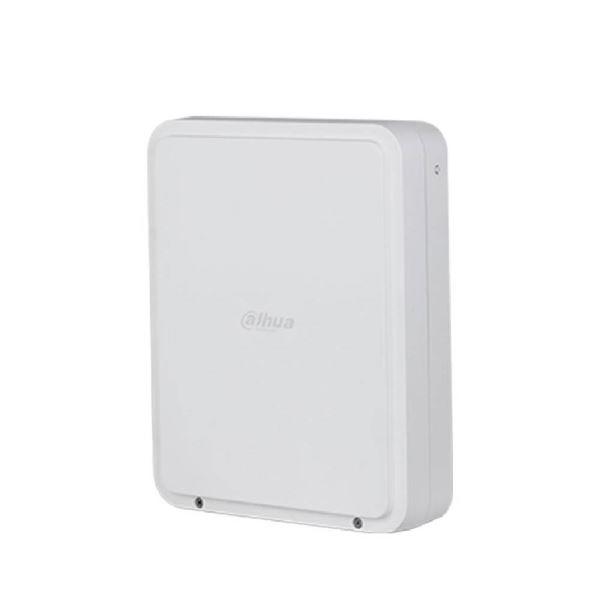 Transmisor Inalámbrico/Expansor de 16 Zonas Cableadas/16 entradas de alarma y 4 salidas de relé/Se vincula al Hub de alarma tanto por red cableada como por vía radio (RF bidireccional)